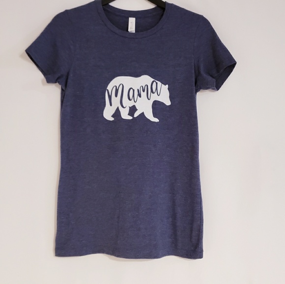 Bella Canvas Tops - Mama Bear graphic Tee M